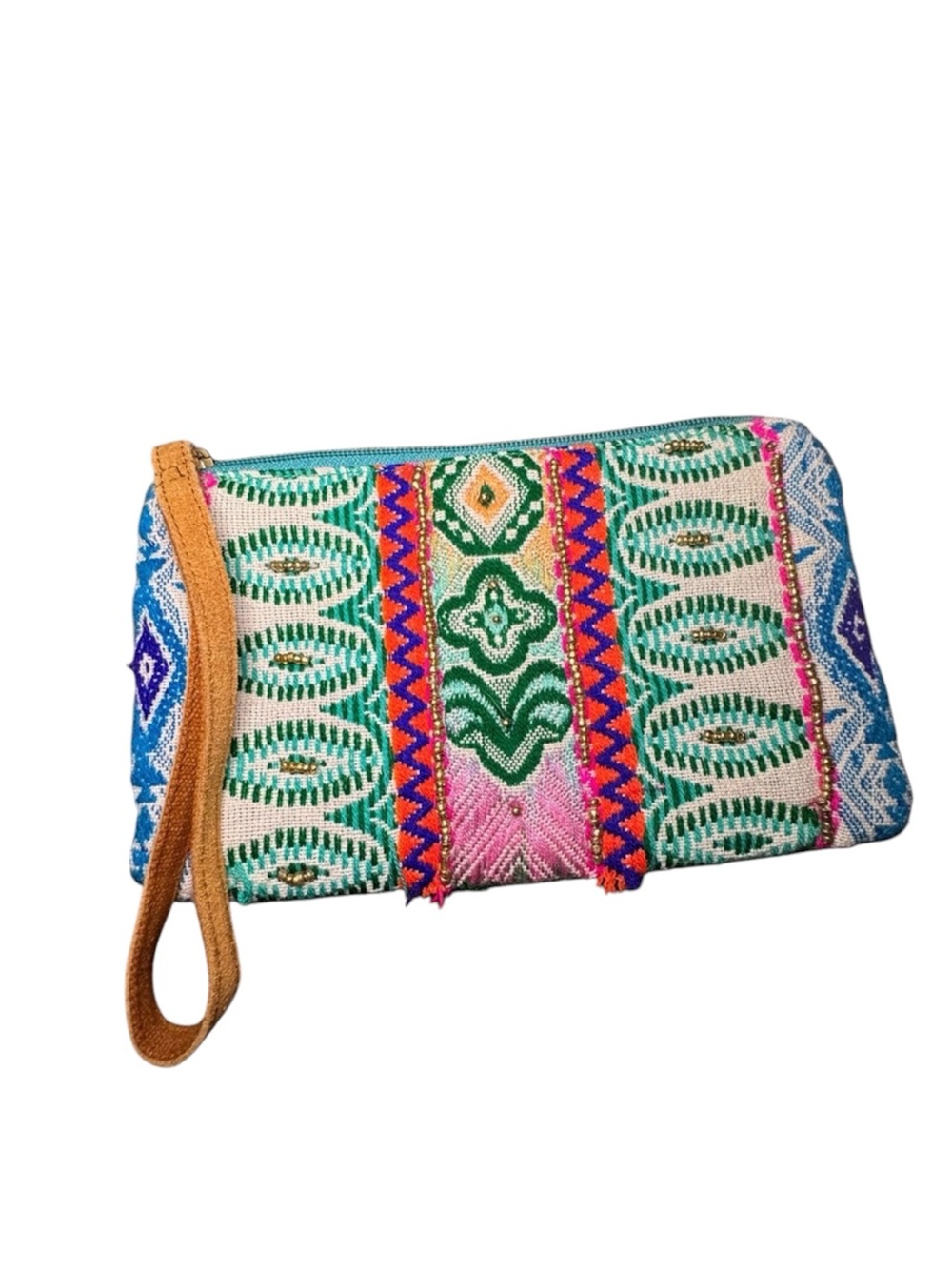 Wristlet Beaded Hobo bag/clutch